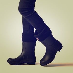 NWOT Hunter boot socks BLACK